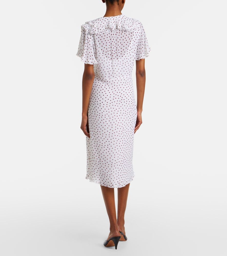 Vestido midi Dancing Dots de georgette - Dorothee Schumacher - Modalova