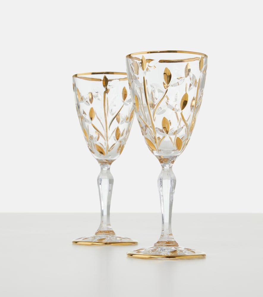 Set de 4 copas de vino de cristal - Les-Ottomans - Modalova