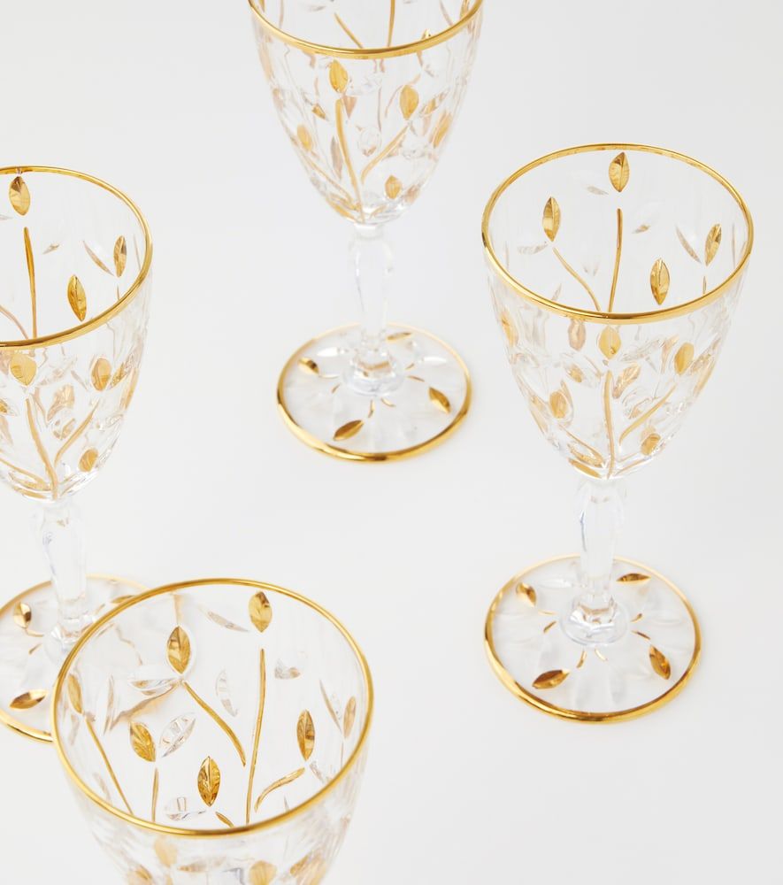 Set de 4 copas de vino de cristal - Les-Ottomans - Modalova