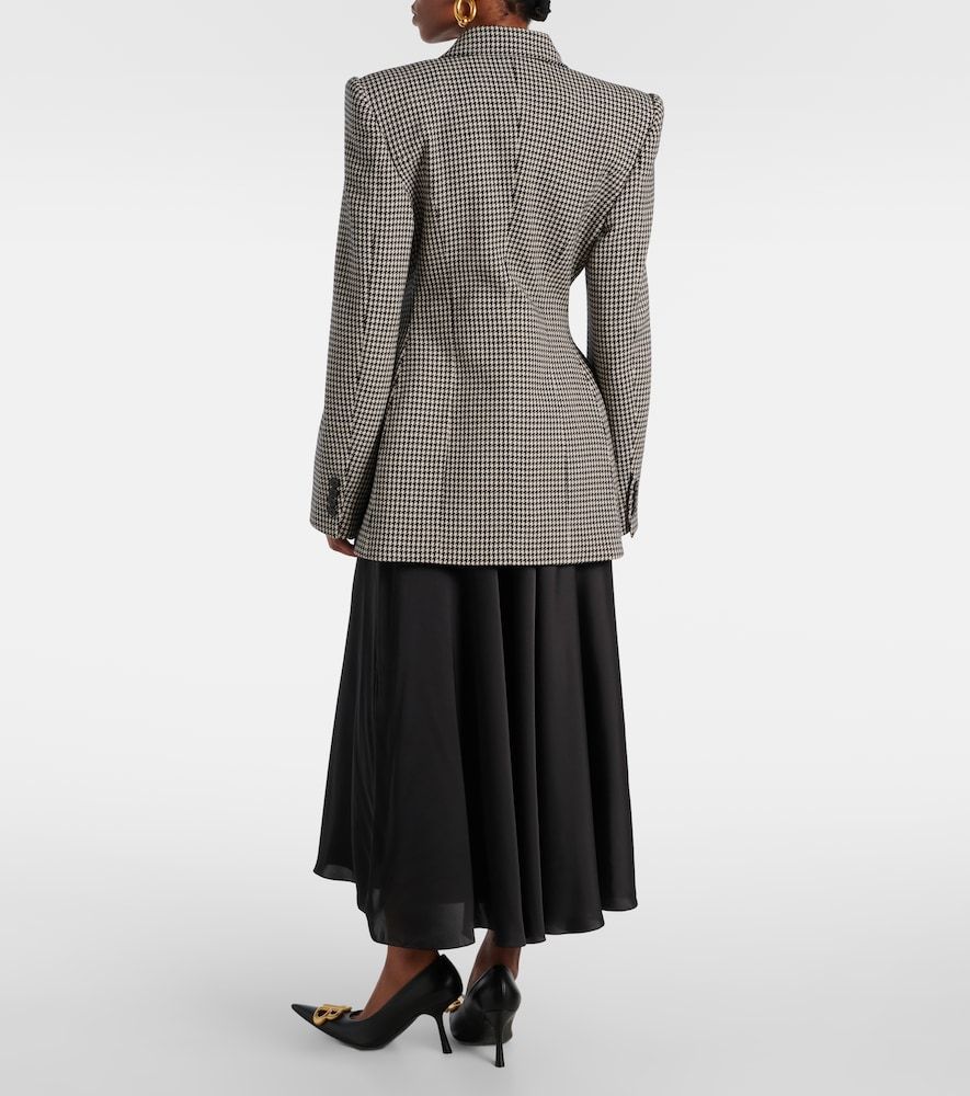 Balenciaga Houndstooth wool blazer - Balenciaga - Modalova
