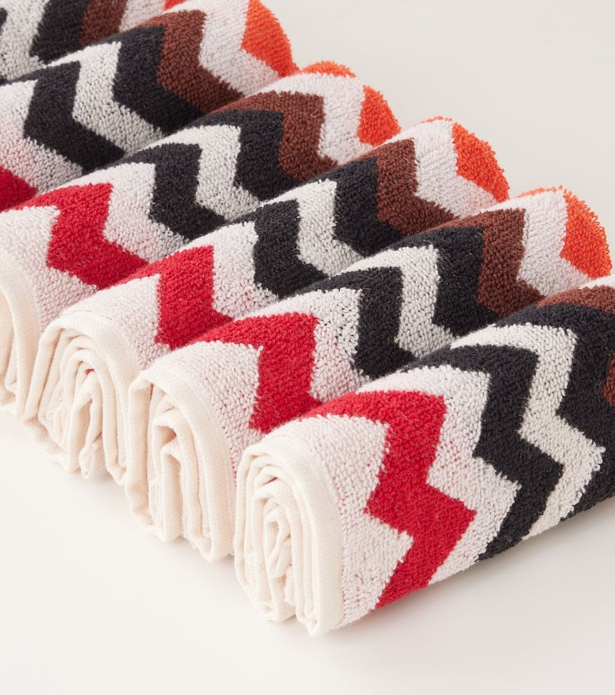 Set de 6 toallas faciales de algodón - Missoni - Modalova