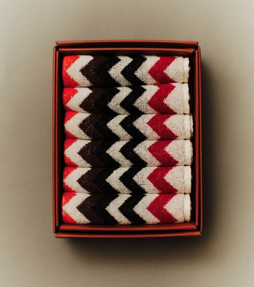 Set de 6 toallas faciales de algodón - Missoni - Modalova