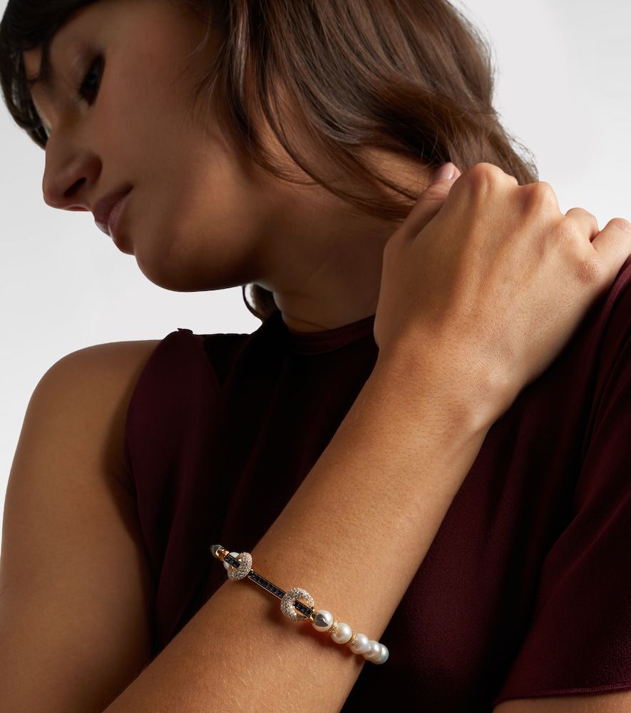 Chakra 18kt bracelet with gemstones - Ananya - Modalova