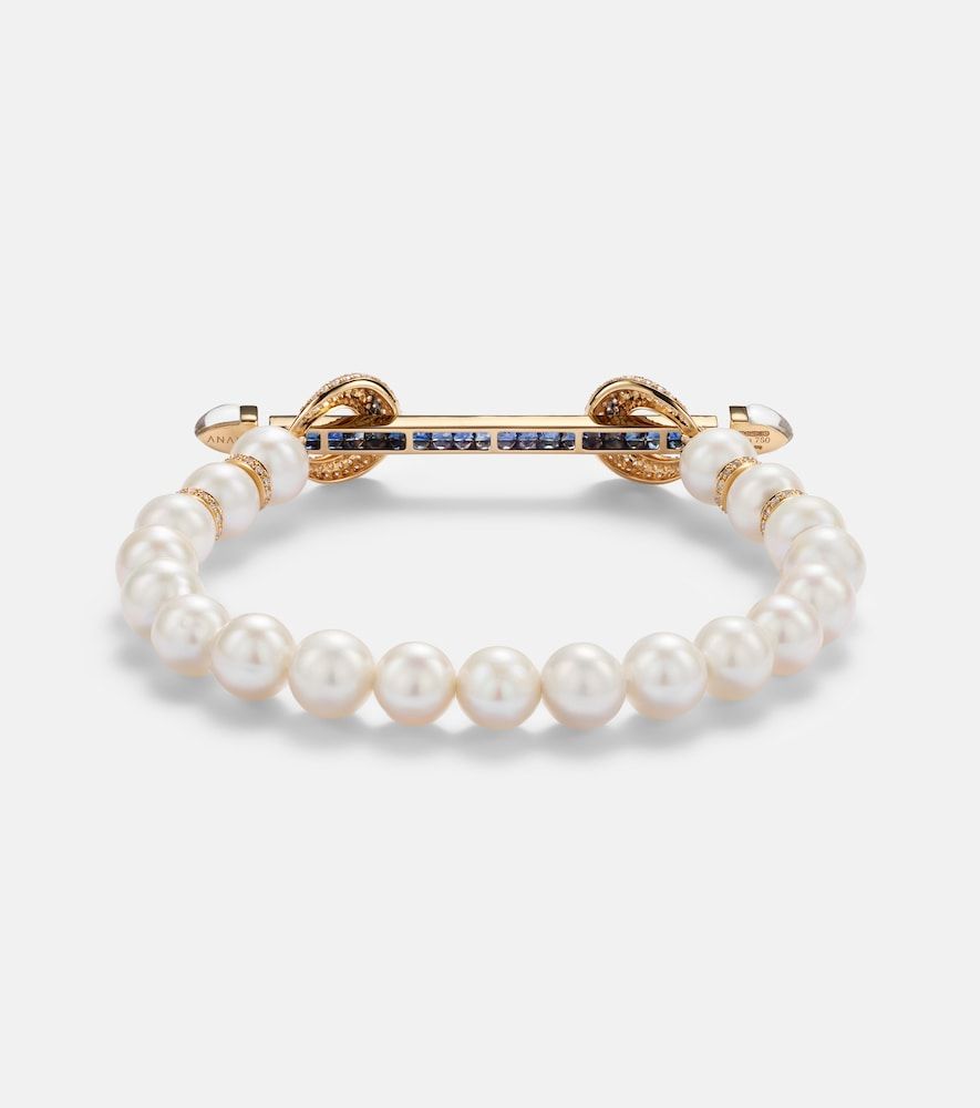 Chakra 18kt bracelet with gemstones - Ananya - Modalova