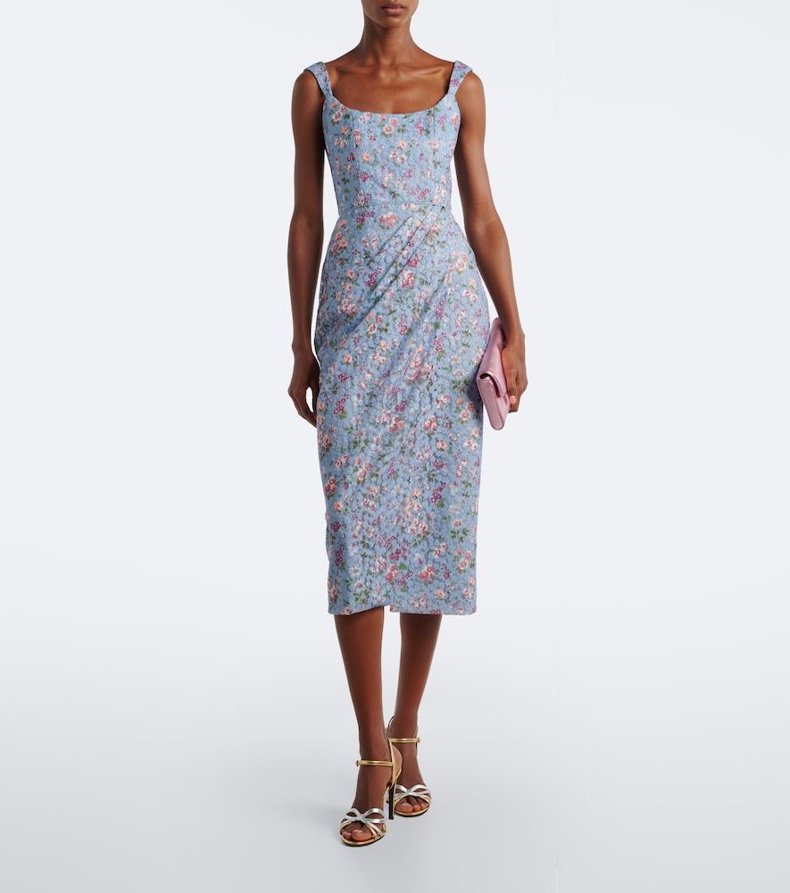 Marla floral lace bustier dress - Markarian - Modalova