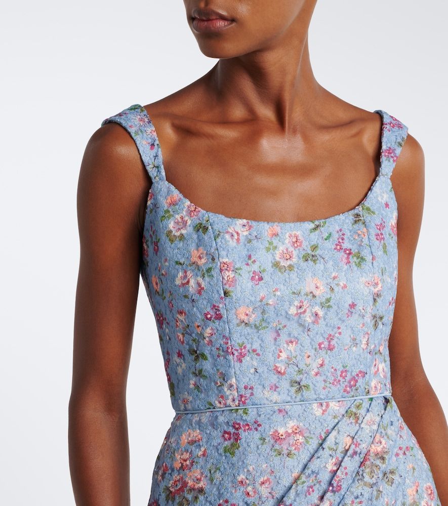 Marla floral lace bustier dress - Markarian - Modalova