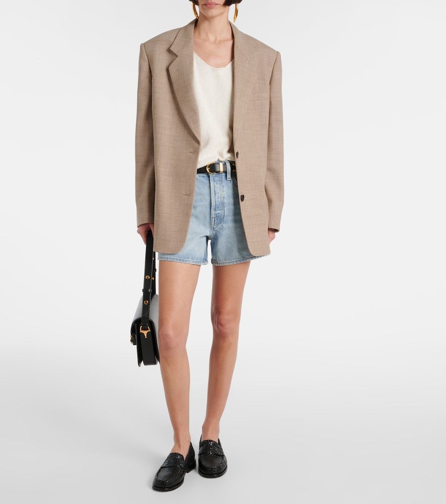 Shorts Parker a vita media di jeans - Agolde - Modalova