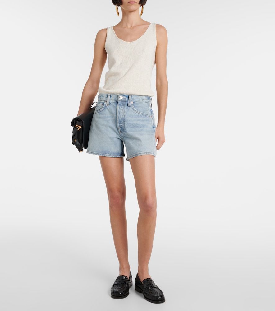 Shorts Parker a vita media di jeans - Agolde - Modalova