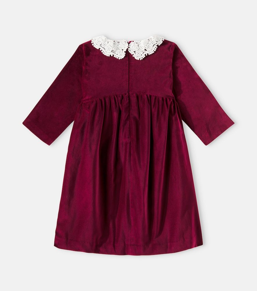 Vestido Antonella de terciopelo de algodón - La Coqueta - Modalova