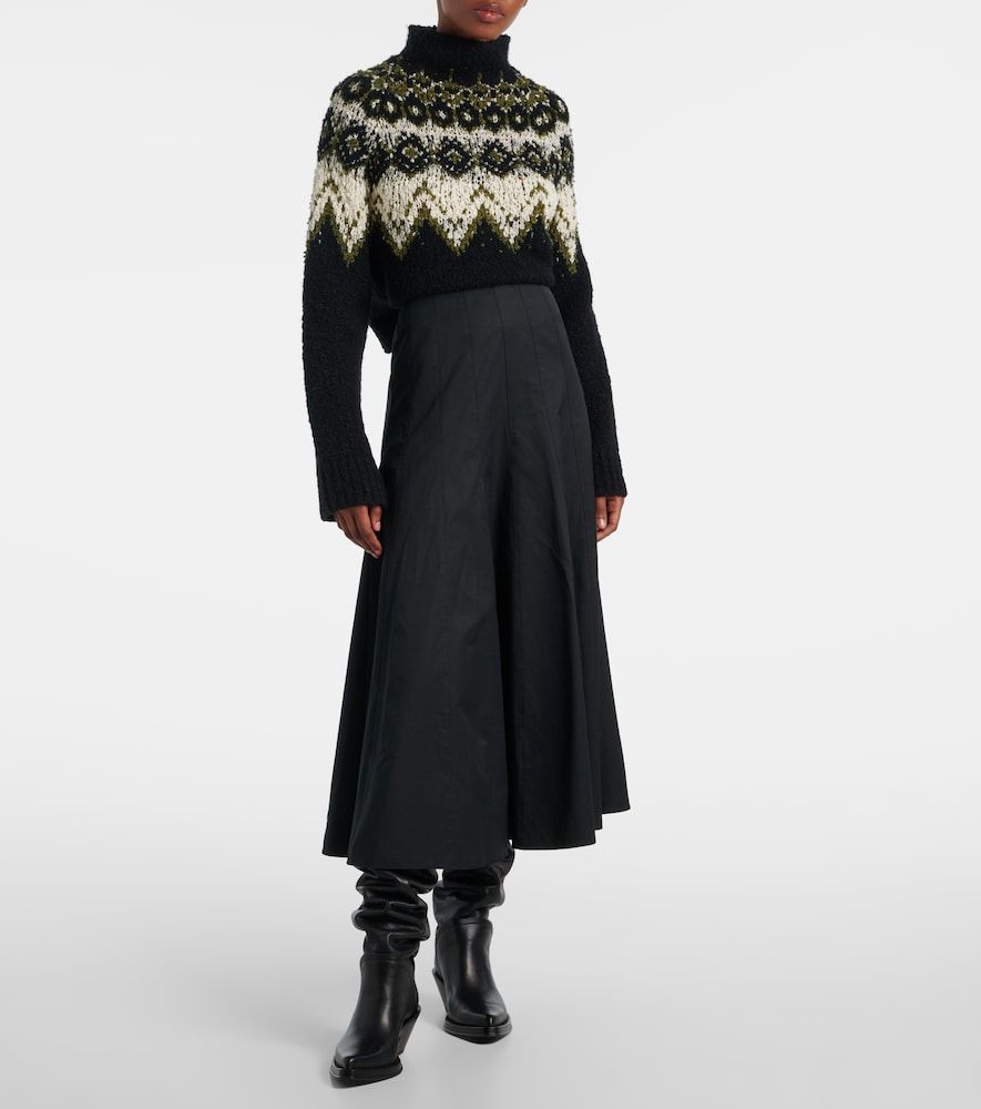 Heidi cotton-blend midi skirt - Proenza Schouler - Modalova