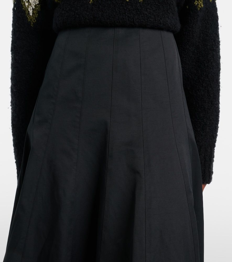 Heidi cotton-blend midi skirt - Proenza Schouler - Modalova