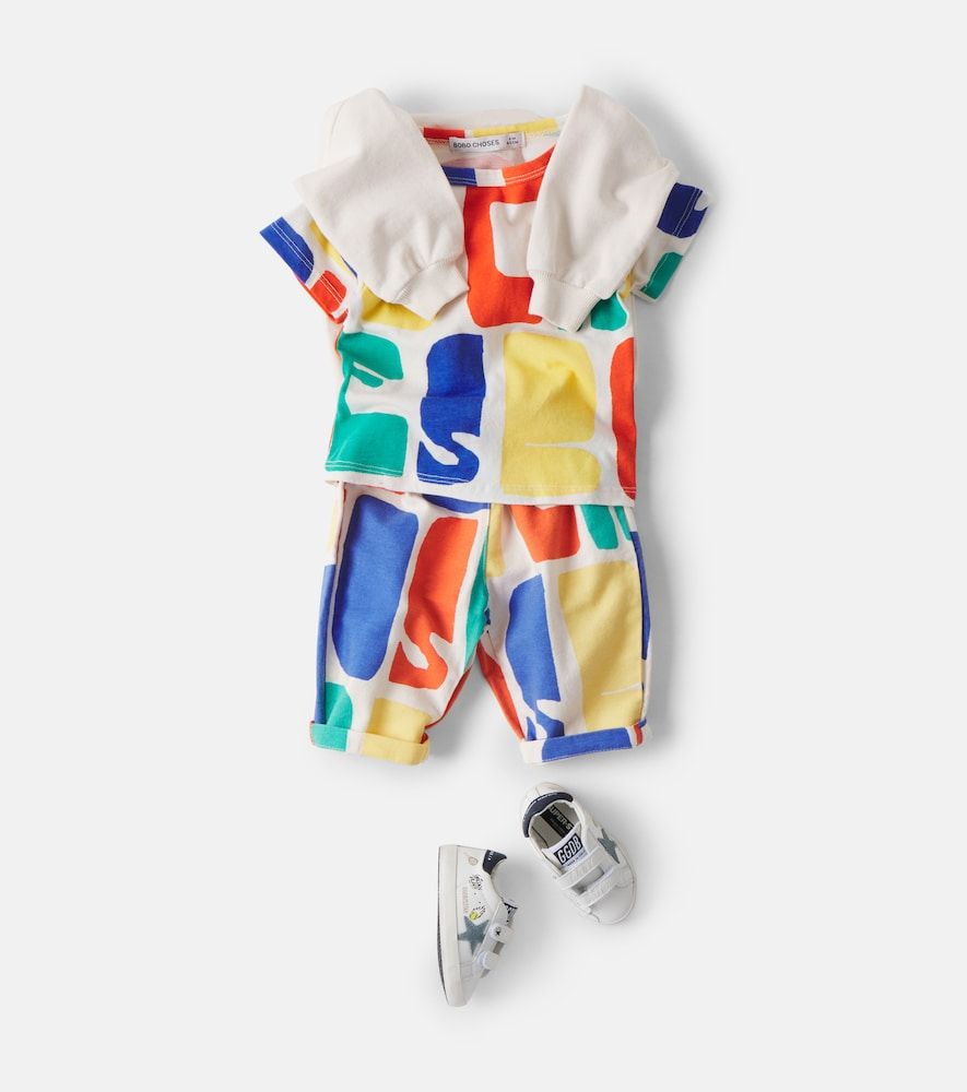 Bebé - pantalones de algodón estampados con logo - Bobo Choses - Modalova