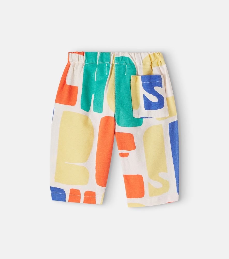 Bebé - pantalones de algodón estampados con logo - Bobo Choses - Modalova