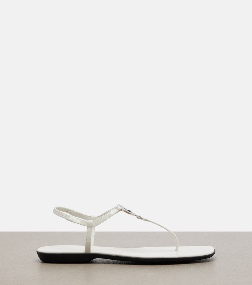 Sandali infradito Interlocking G in pelle - Gucci - Modalova