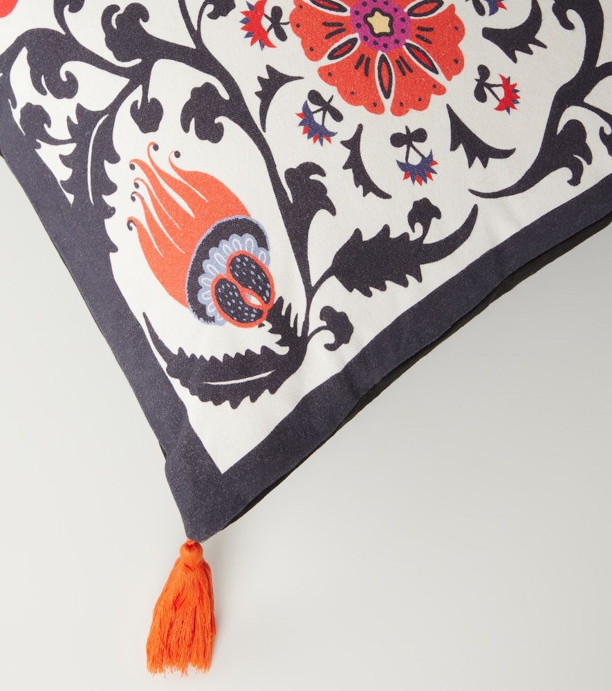 Bedrucktes Kissen aus Baumwoll-Canvas - Les-Ottomans - Modalova