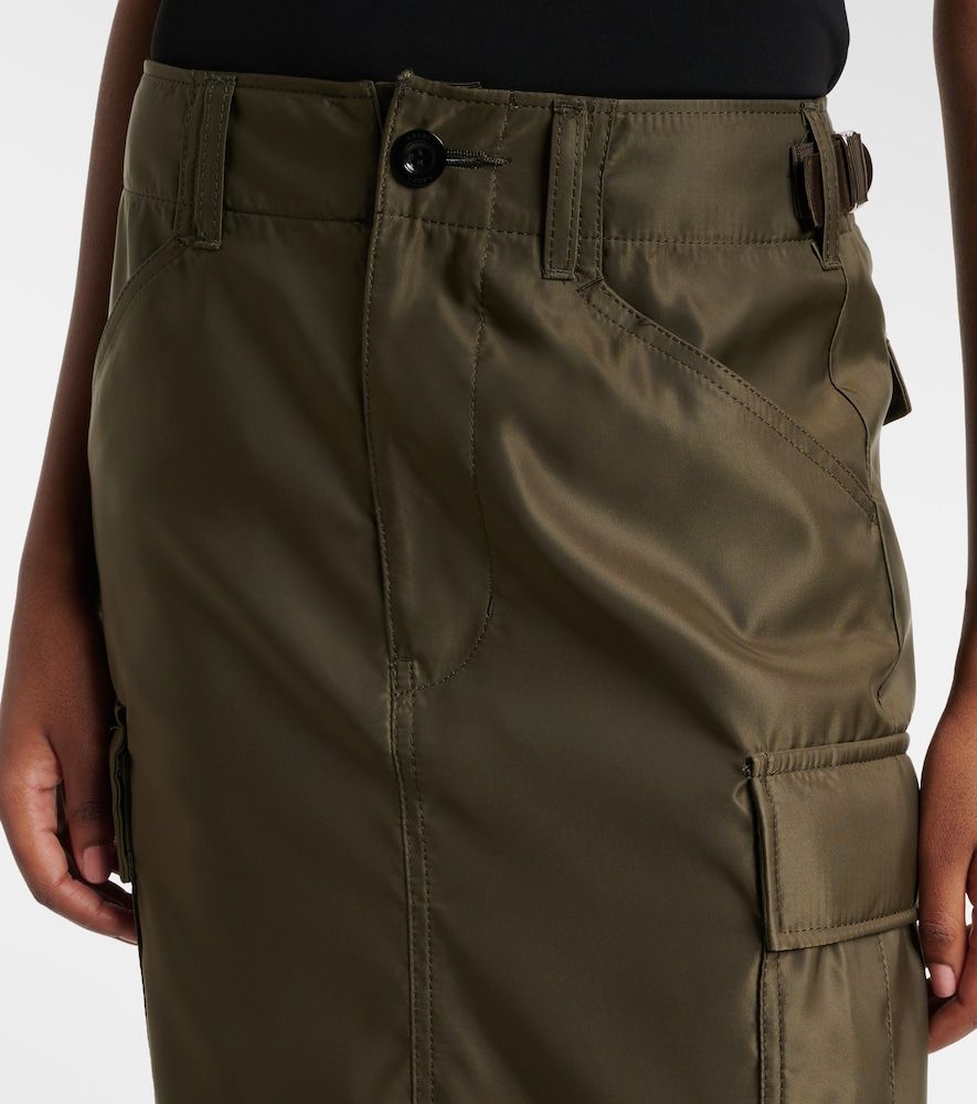 Sacai Falda midi cargo plisada - Sacai - Modalova