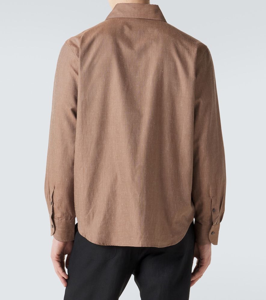 Stòffa Camicia in cotone e seta - Stoffa - Modalova