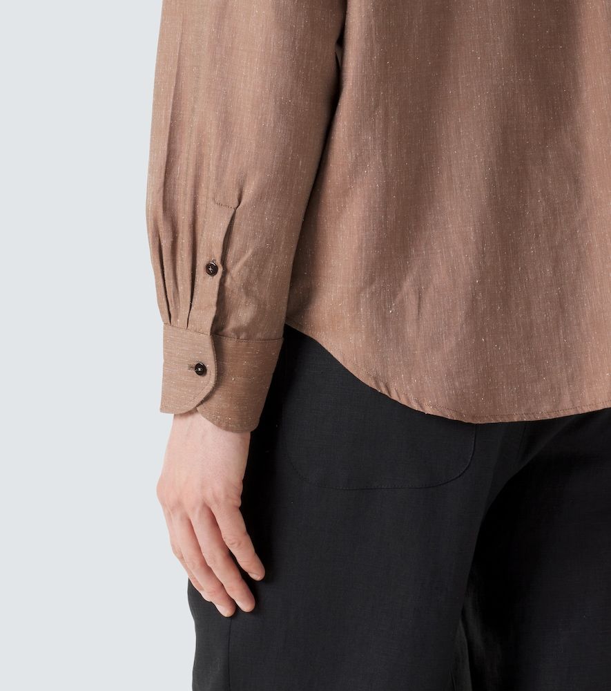 Stòffa Camicia in cotone e seta - Stoffa - Modalova