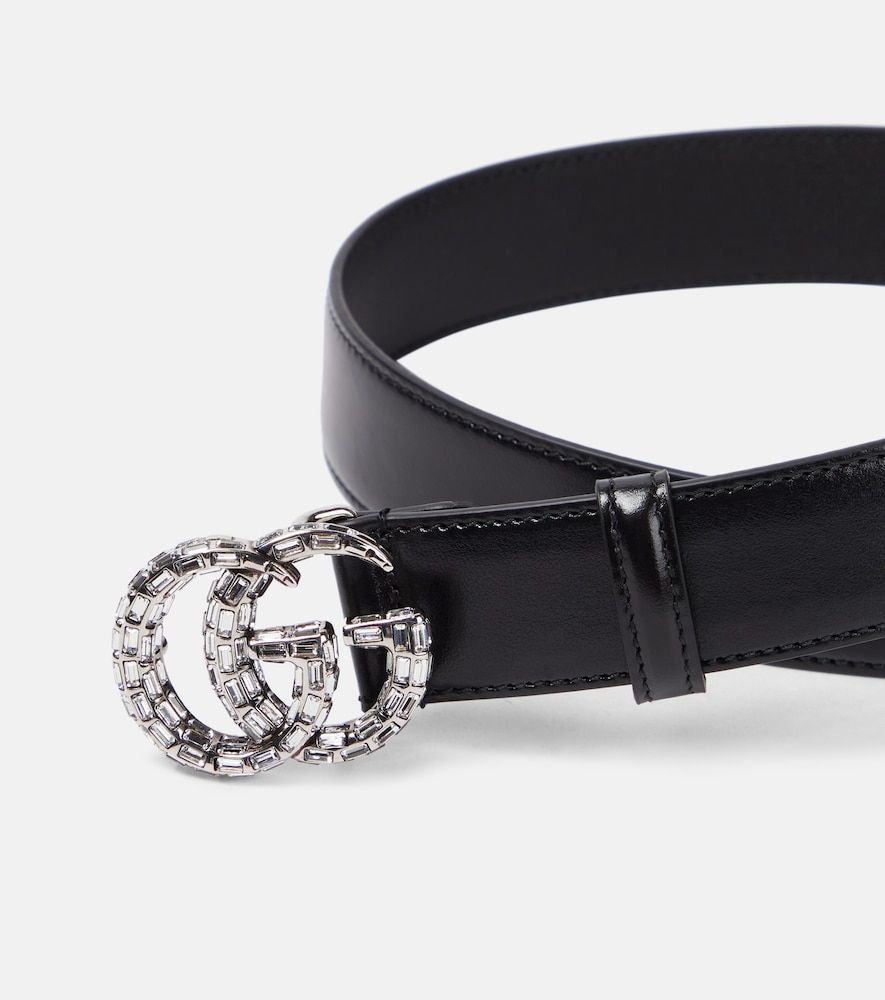 Verzierter Gürtel GG Marmont aus Leder - Gucci - Modalova