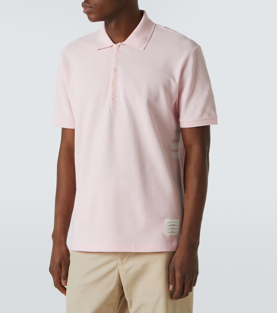 Thom Browne Polo 4-Bar in cotone - Thom Browne - Modalova