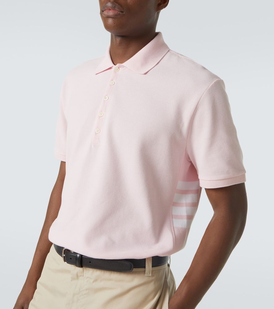 Thom Browne Polo 4-Bar in cotone - Thom Browne - Modalova