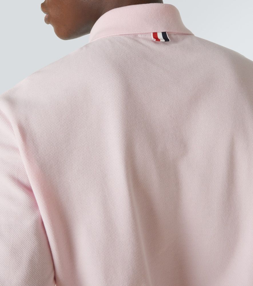 Thom Browne Polo 4-Bar in cotone - Thom Browne - Modalova