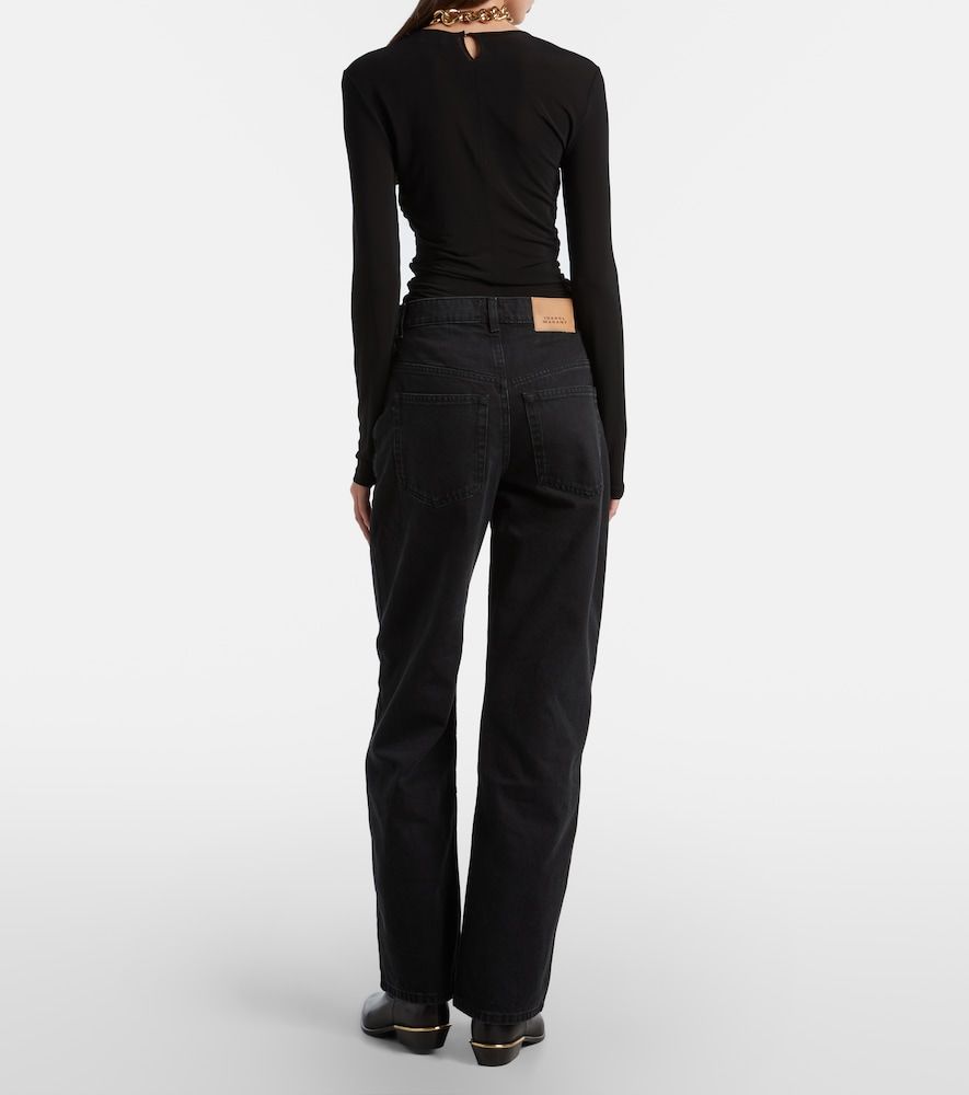 Mid-Rise Straight Jeans Dromie - Isabel Marant - Modalova