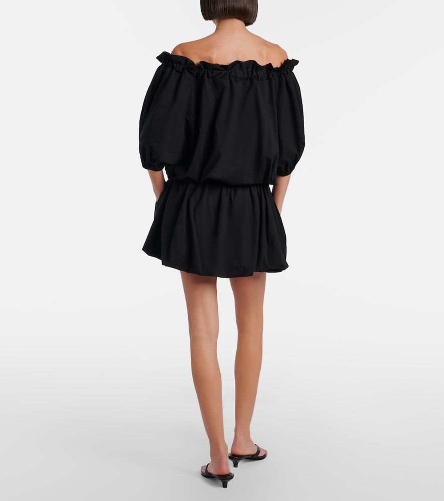 Vestido corto de faya de algodón - Patou - Modalova