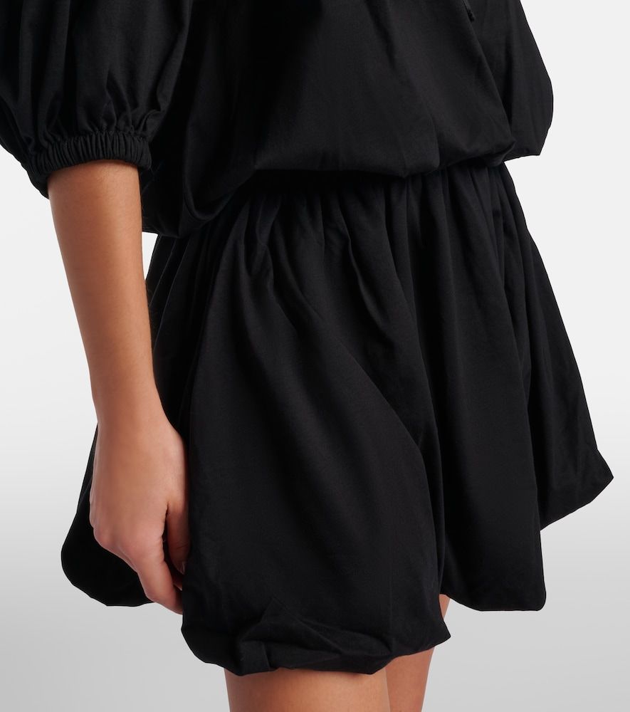 Vestido corto de faya de algodón - Patou - Modalova