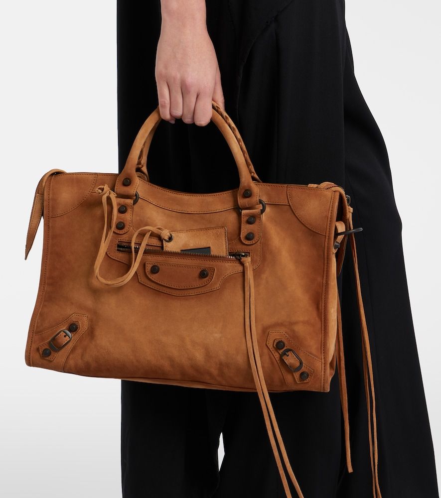 Bolso Le City Medium de ante - Balenciaga - Modalova