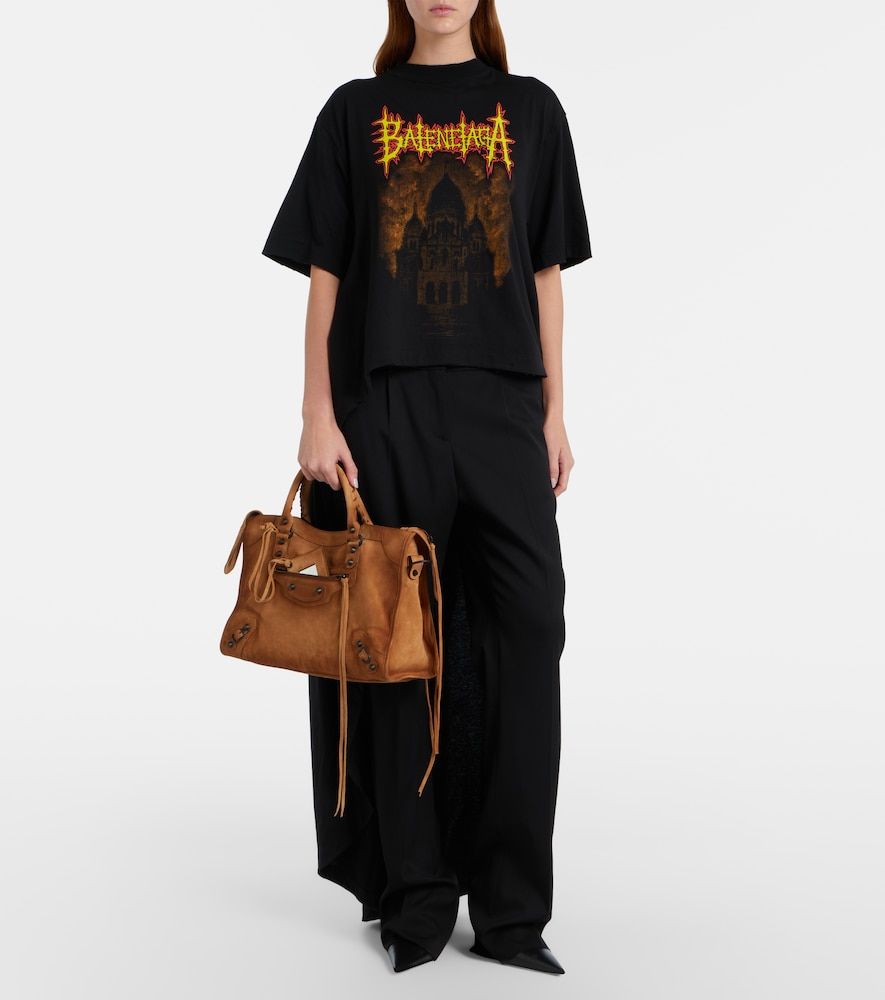 Borsa Le City Medium in suede - Balenciaga - Modalova