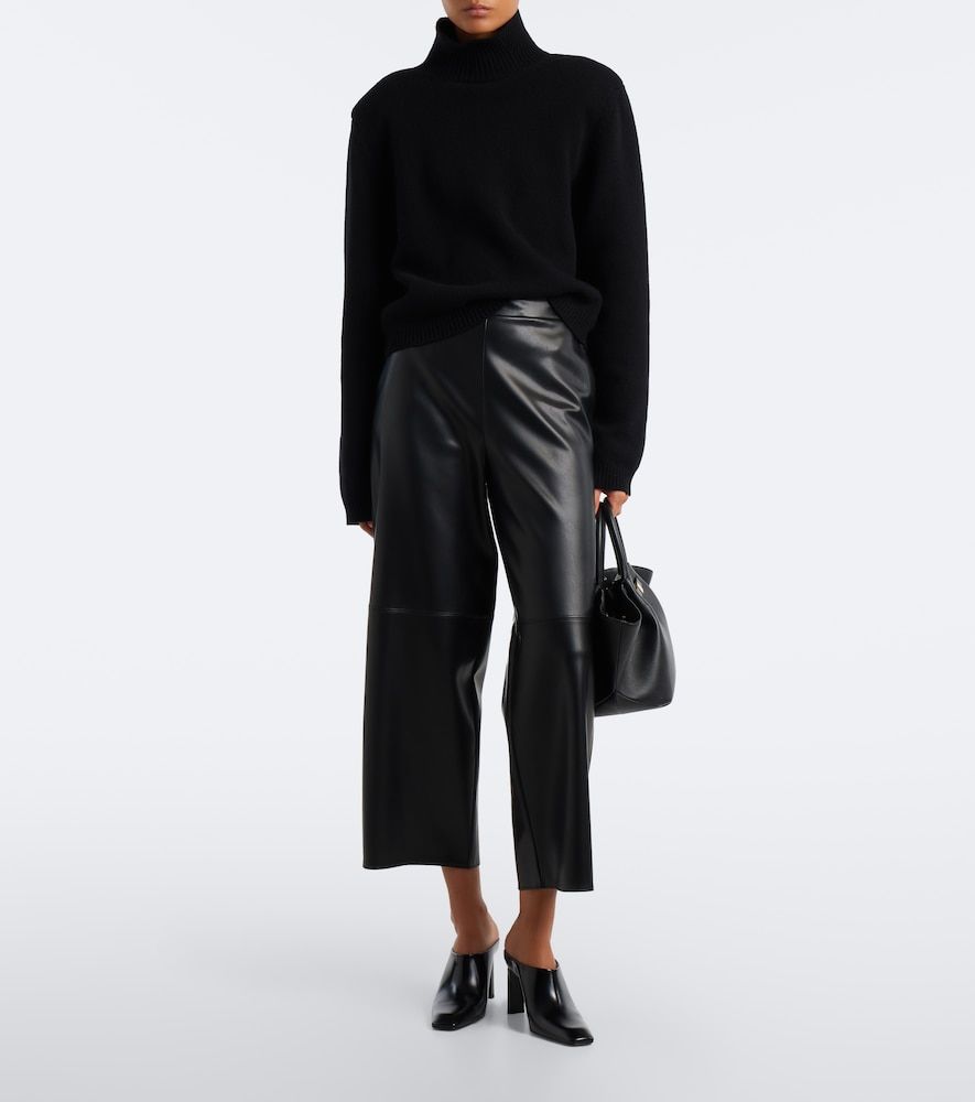 Pantaloni regular in jersey spalmato - 'S Max Mara - Modalova