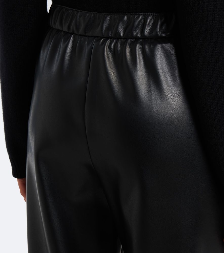 Pantaloni regular in jersey spalmato - 'S Max Mara - Modalova
