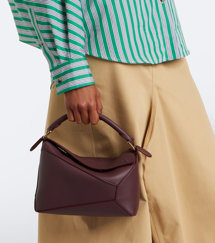 Henkeltasche Puzzle Edge Small aus Leder - Loewe - Modalova
