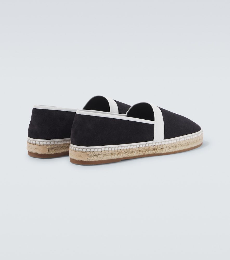Espadrilles Nerano aus Veloursleder - Manolo Blahnik - Modalova
