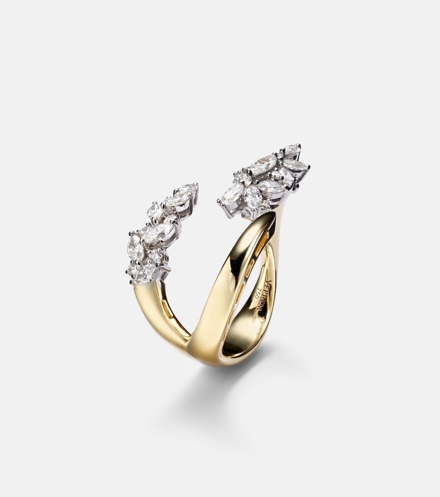Anillo Golden Strada de oro de 18 ct con diamantes - Yeprem - Modalova