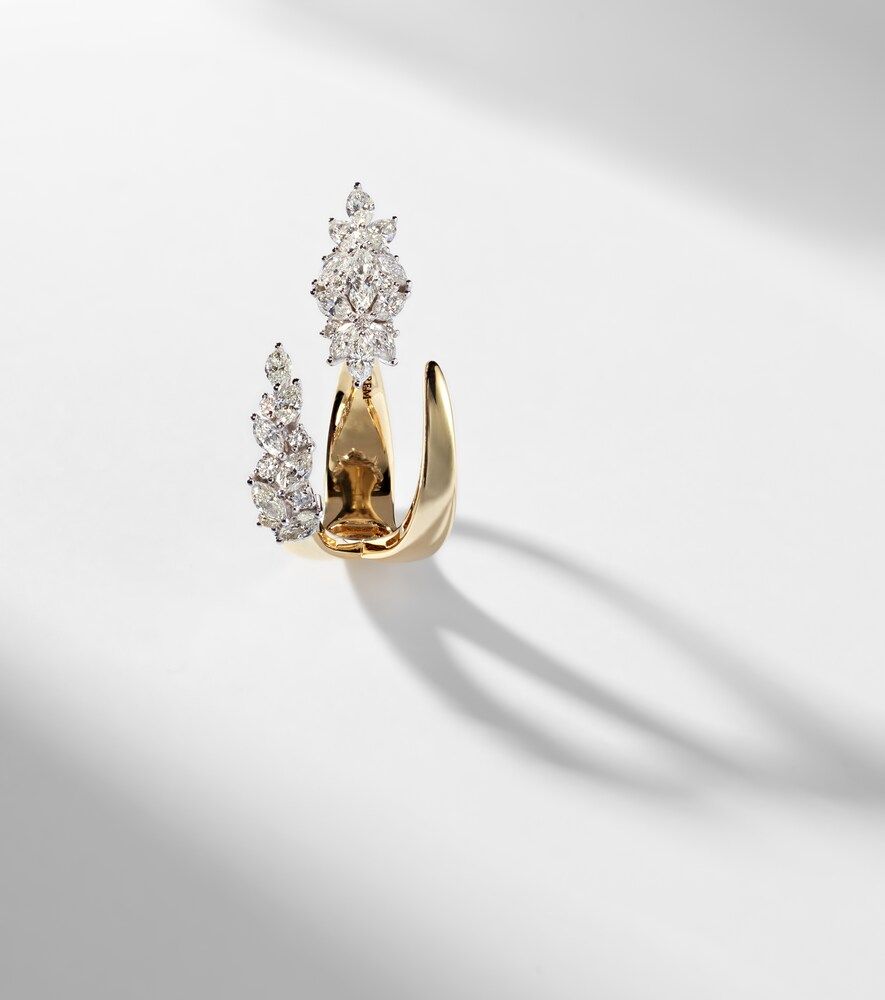 Ring Golden Strada aus 18kt Gelbgold mit Diamanten - Yeprem - Modalova
