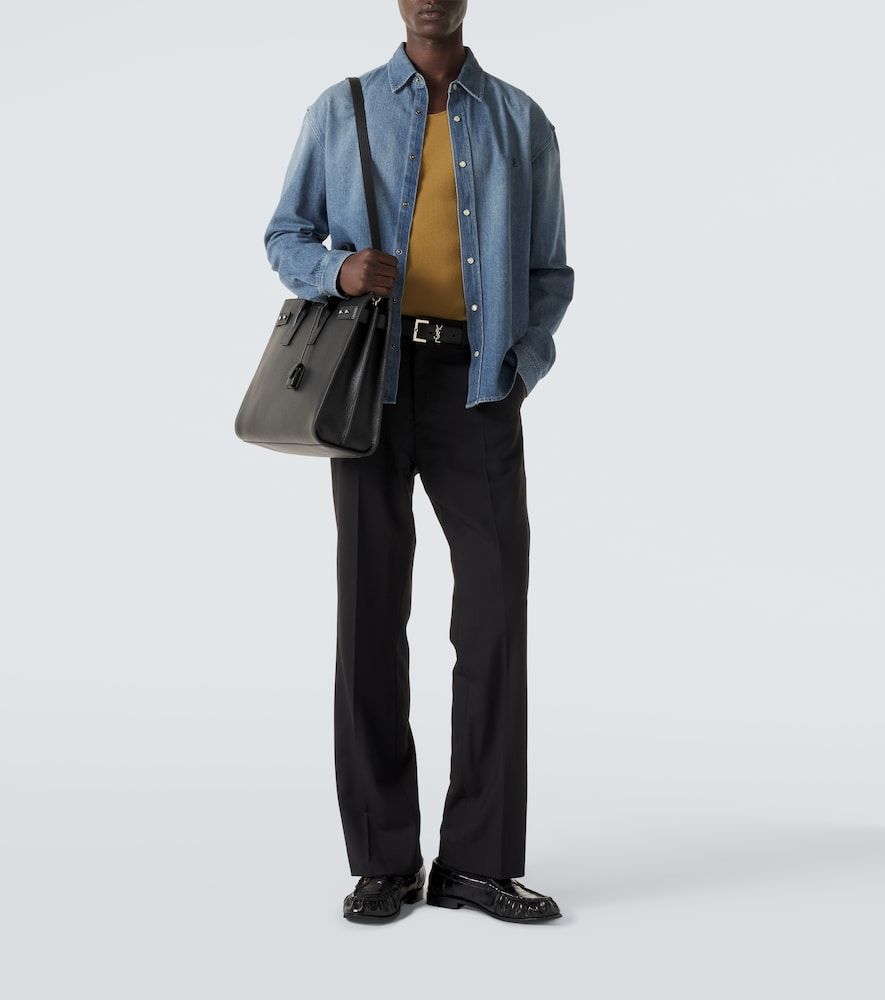Sac De Jour Large leather top-handle bag - Saint Laurent - Modalova