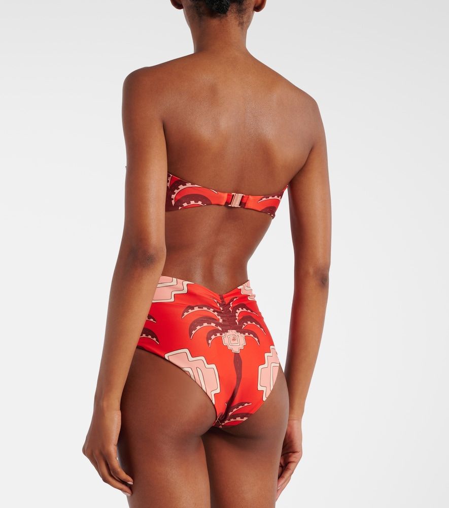 Braga de bikini Taita estampada de tiro alto - Johanna Ortiz - Modalova