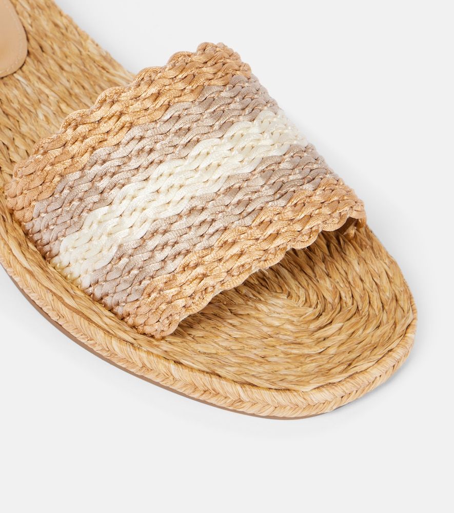 Aquazzura Chanclas Playa de rafia - Aquazzura - Modalova