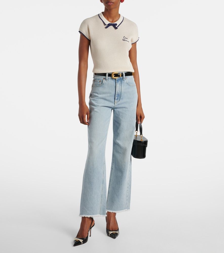 Valentino Mid-rise flared jeans - Valentino - Modalova