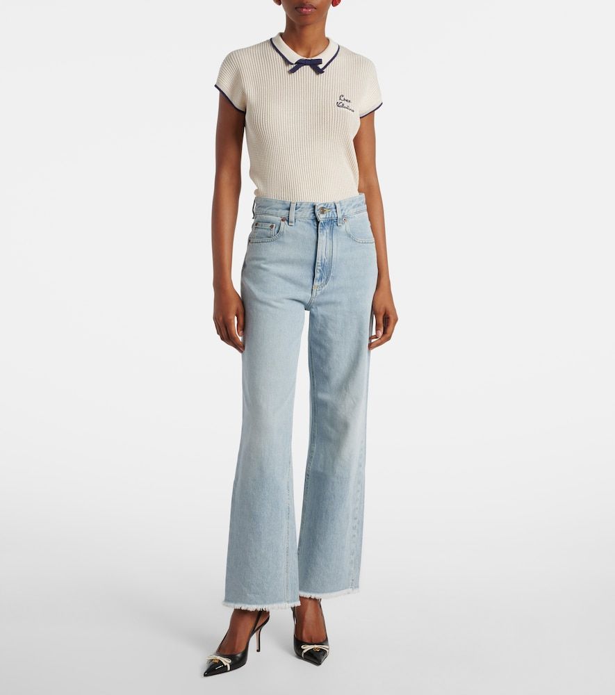 Valentino Jeans flared a vita media - Valentino - Modalova