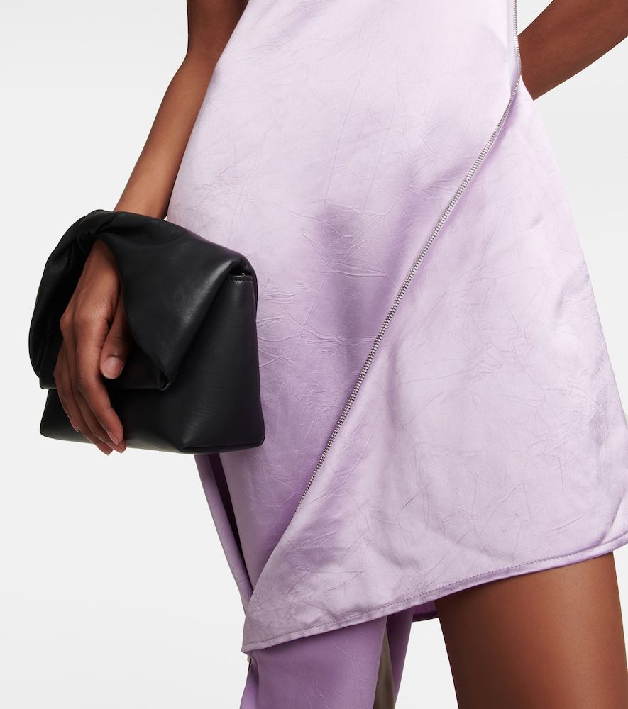 Abito sottoveste in raso con zip - JW Anderson - Modalova