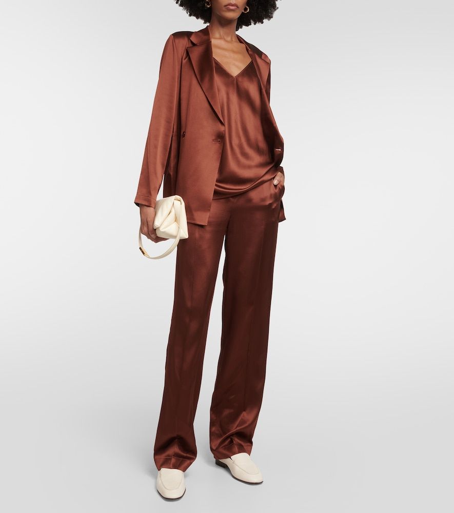 Blazer wrap Joubert de satén - Joseph - Modalova