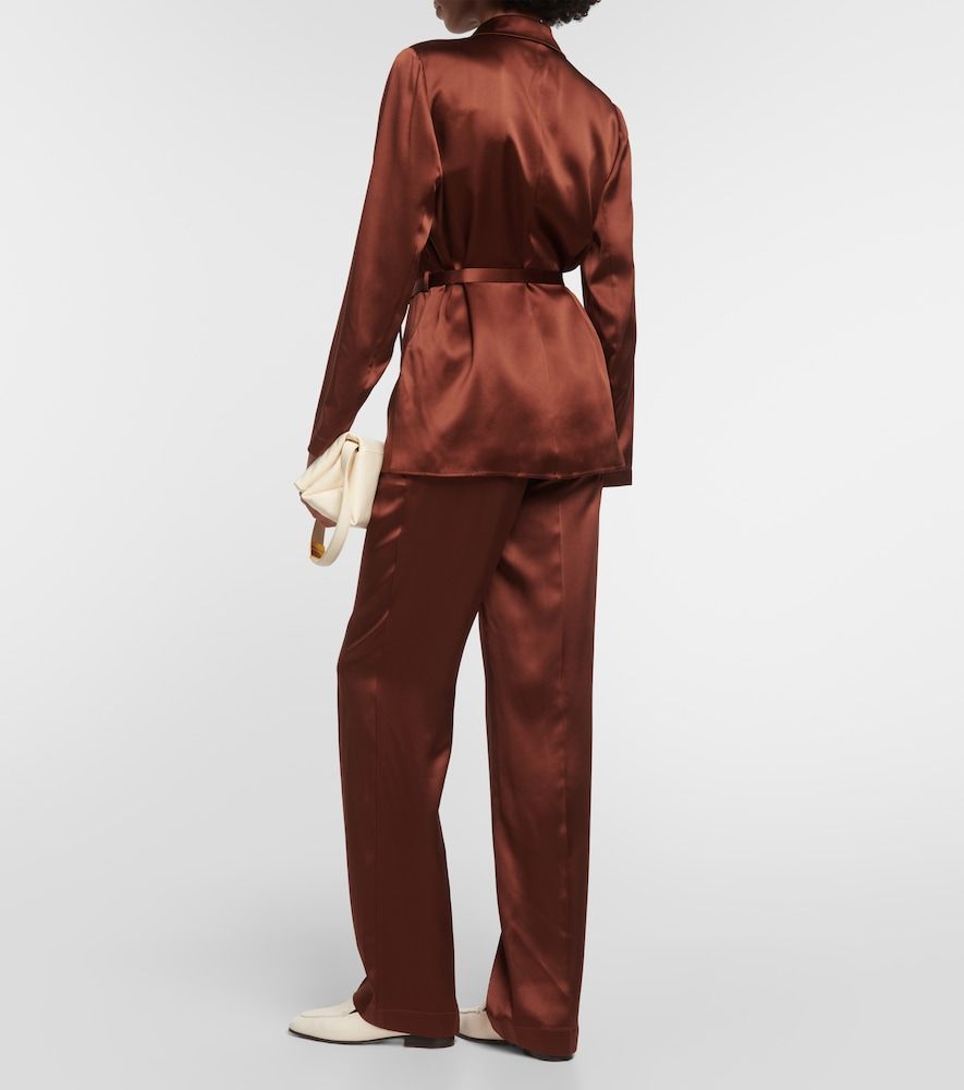 Blazer wrap Joubert de satén - Joseph - Modalova
