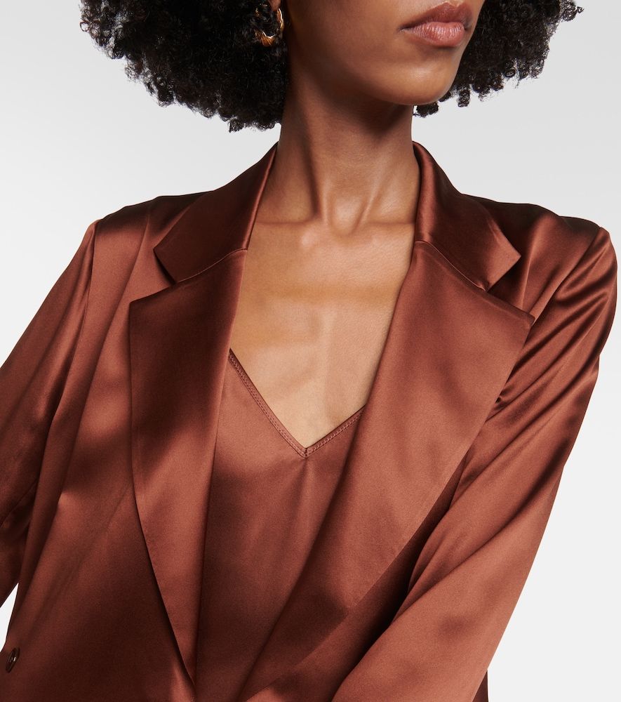 Blazer wrap Joubert de satén - Joseph - Modalova
