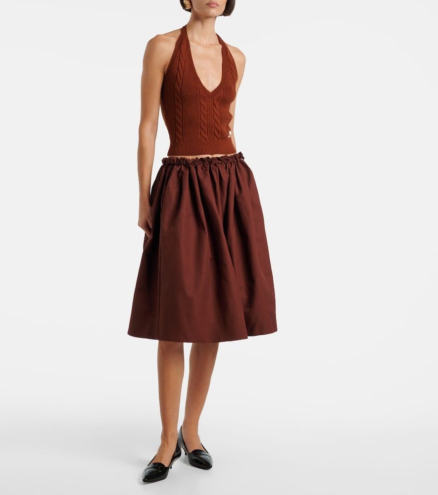Top de lana con cuello halter - Shushu/Tong - Modalova