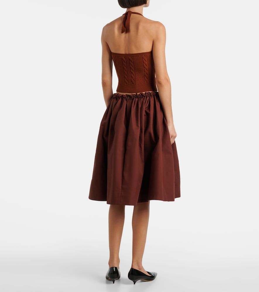 Top de lana con cuello halter - Shushu/Tong - Modalova