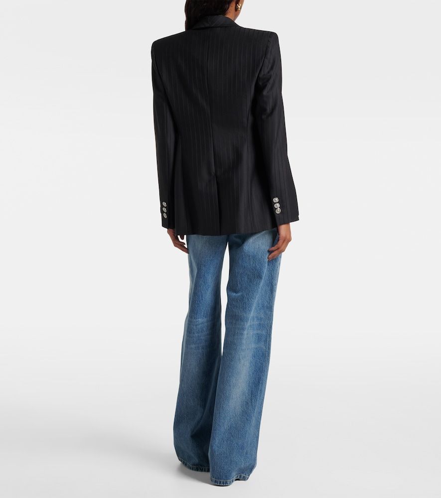 Jeans a gamba larga a vita media - Versace - Modalova