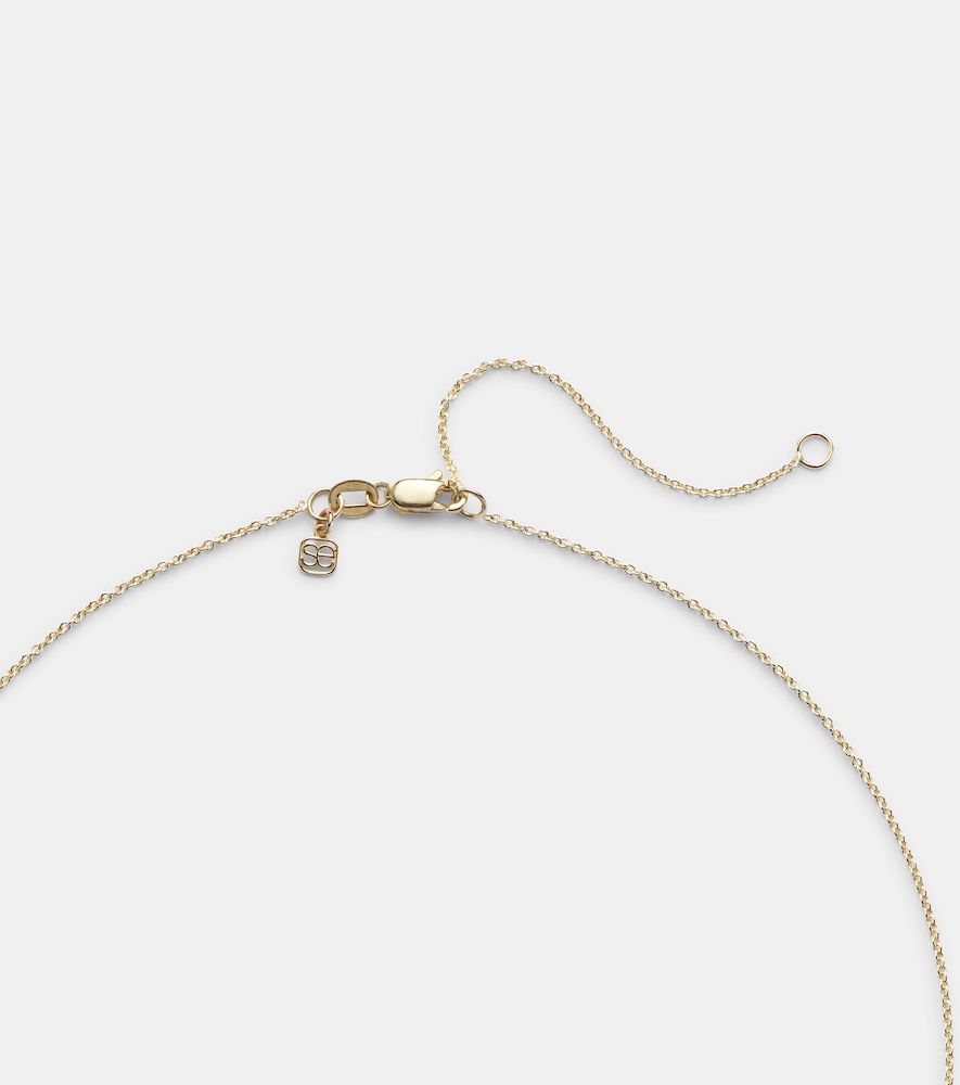 Collana Nautilus Shell in 14 kt con diamanti - Sydney Evan - Modalova